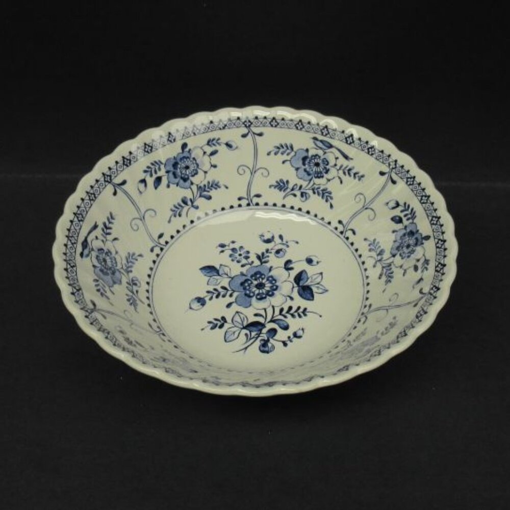 Johnson Brothers China INDIES BLUE 8 Inch Round Vegetable or Serving Bowl